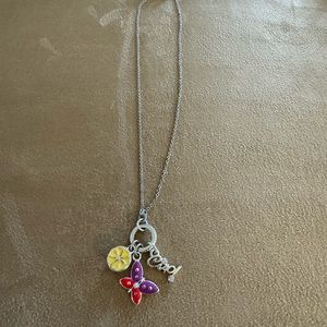 Brighton Bon Voyage Italy Butterfly Ciao Lemon Charms Necklace